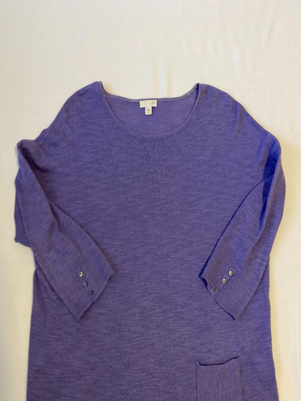 J.Jill lightweight pullover sweater - Purple